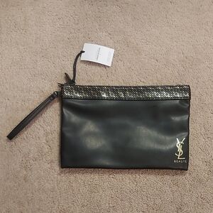 YSL cosmetic pouch/ case/ wristlet